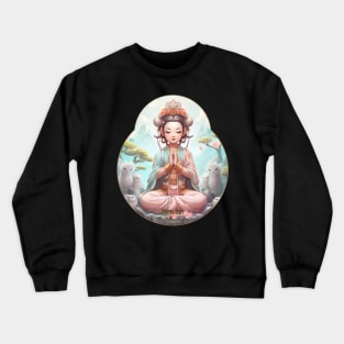 Quan Yin, Goddess of Mercy Crewneck Sweatshirt